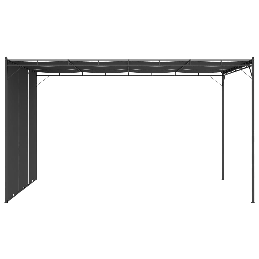 Garden Gazebo With Side Curtain