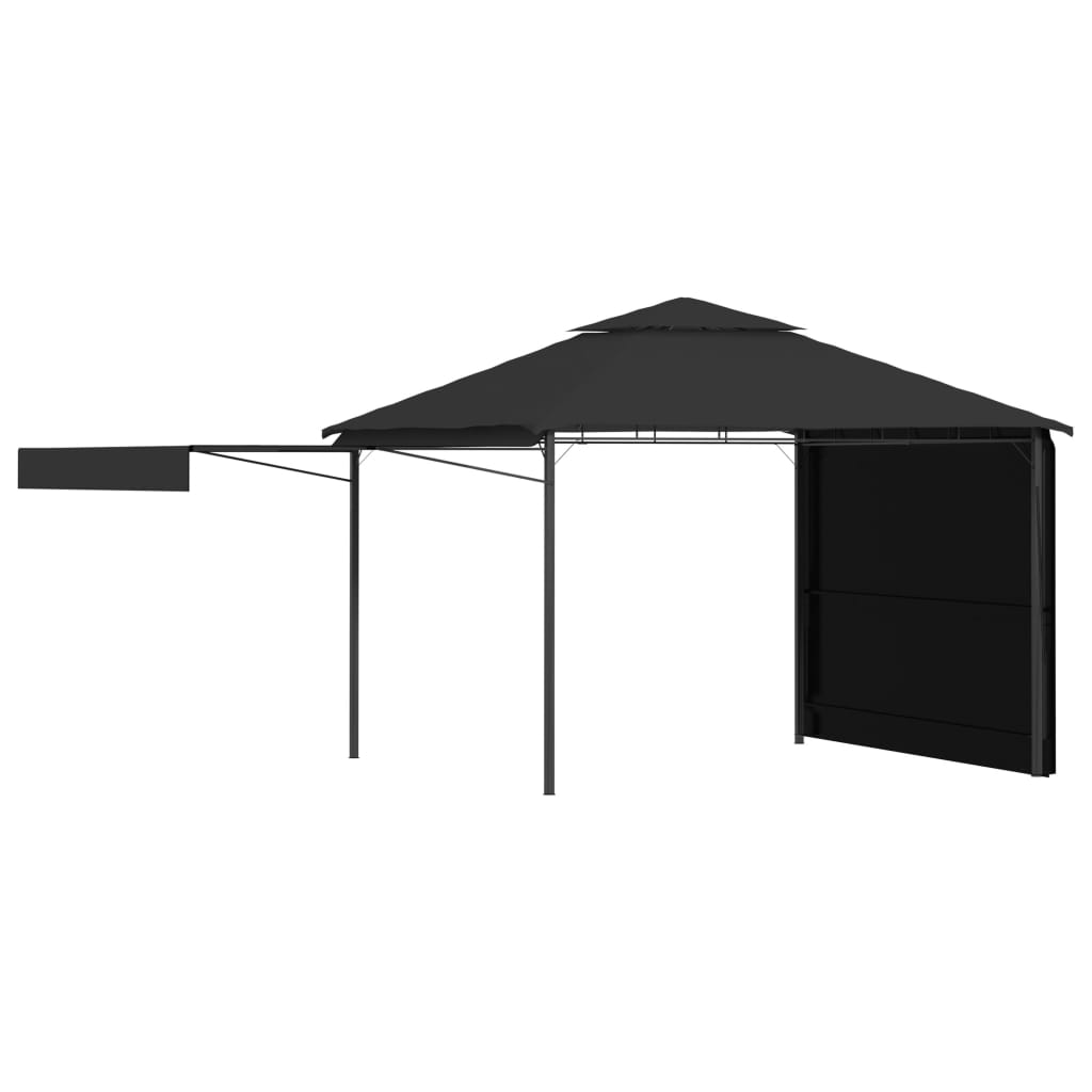 Gazebo With Double Extending Roofs 3X3X2.75 M 180G/M²