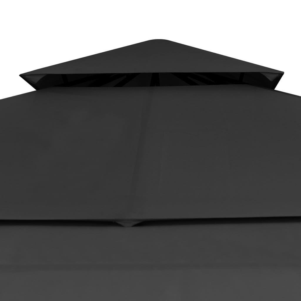 Gazebo With Double Extending Roofs 3X3X2.75 M 180G/M²