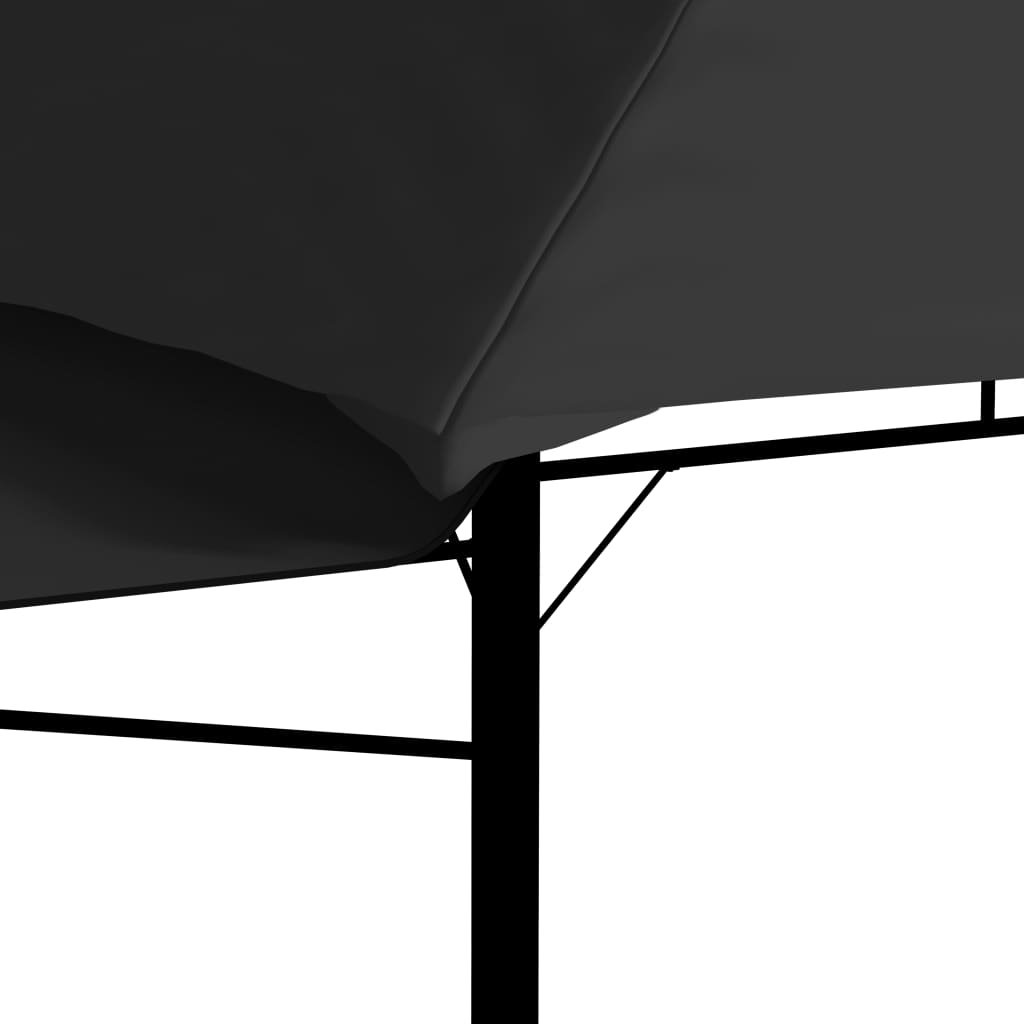 Gazebo With Double Extending Roofs 3X3X2.75 M 180G/M²
