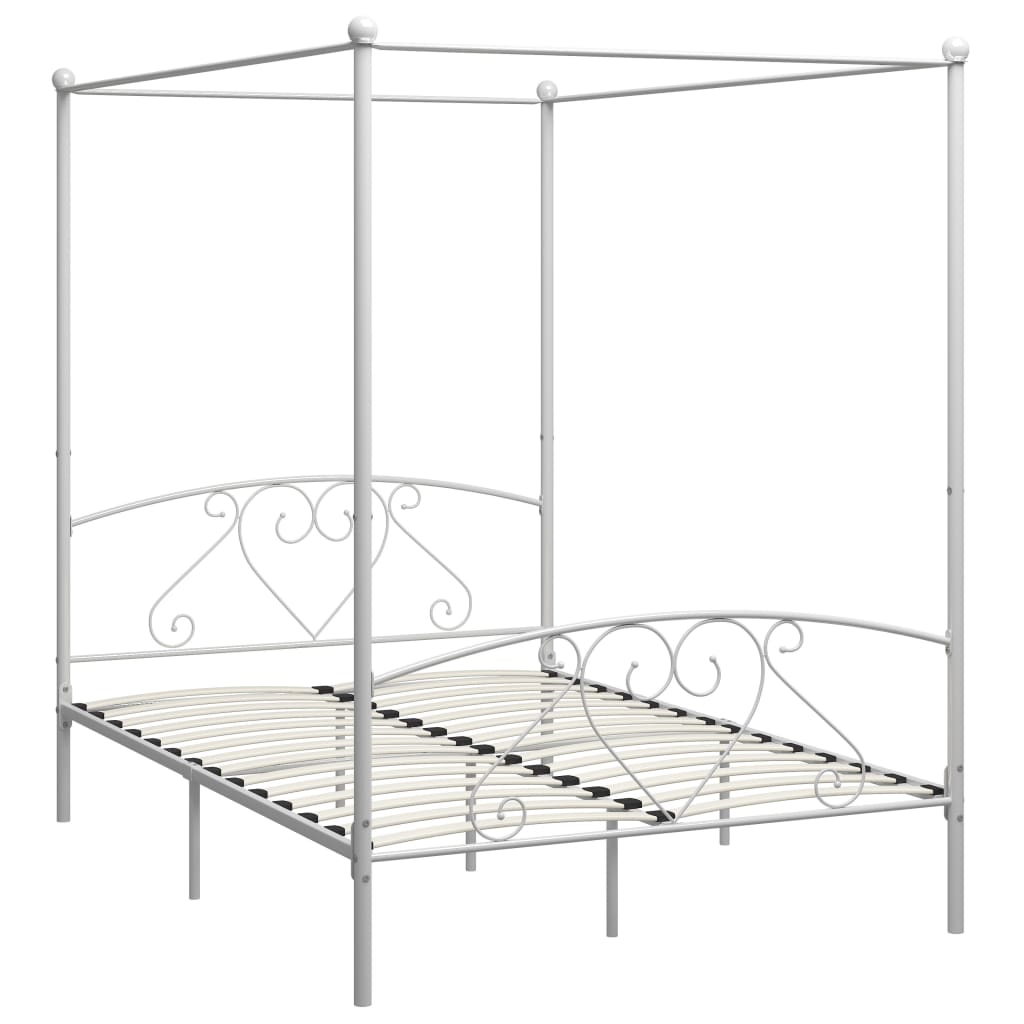 Bed Frame Without Mattress With Canopy Metal