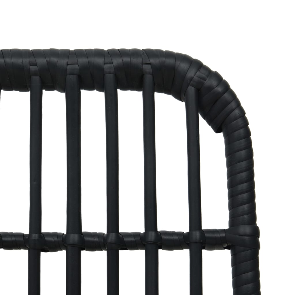 3 Piece Bistro Set Poly Rattan