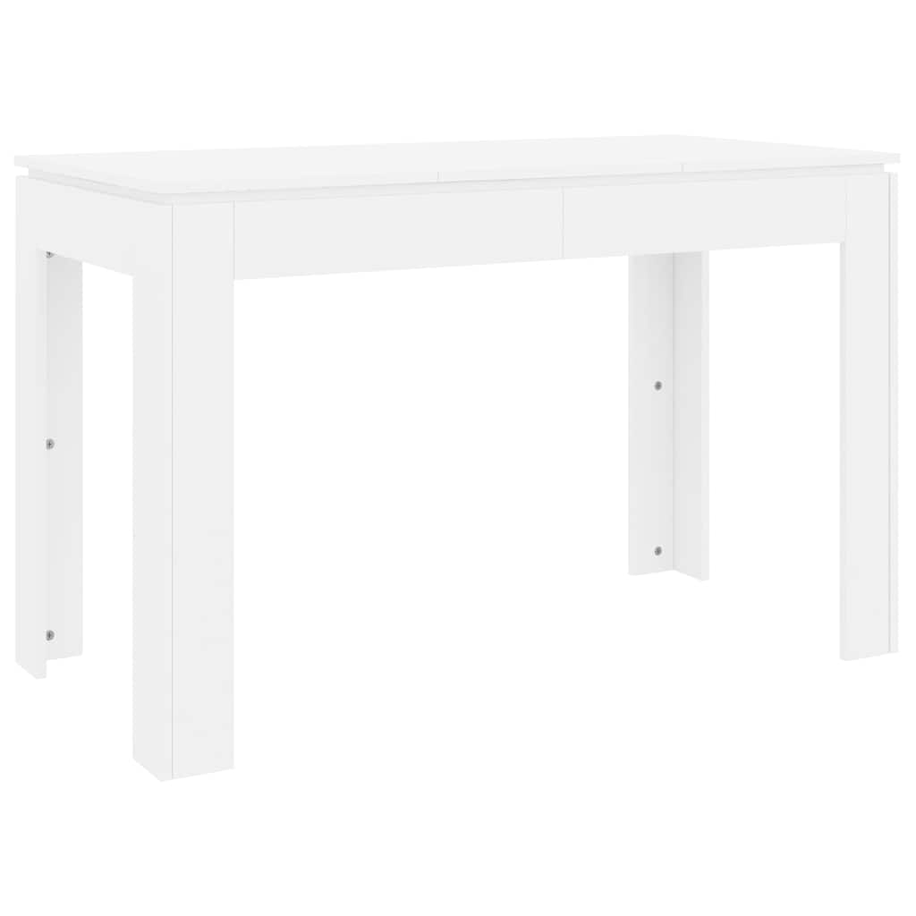 Dining Table 120X60X76 Cm Engineered Wood Black Artisan Oak White Smoked Oak 120