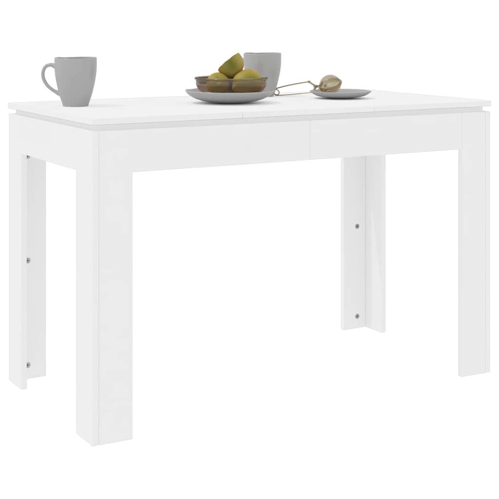 Dining Table 120X60X76 Cm Engineered Wood Black Artisan Oak White Smoked Oak 120