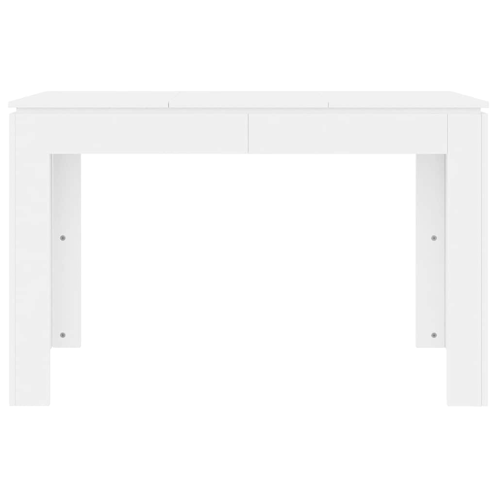 Dining Table 120X60X76 Cm Engineered Wood Black Artisan Oak White Smoked Oak 120