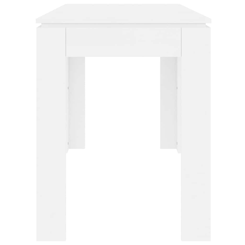 Dining Table 120X60X76 Cm Engineered Wood Black Artisan Oak White Smoked Oak 120