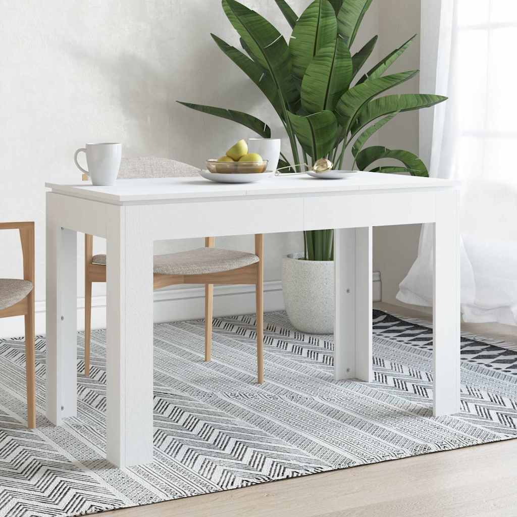Dining Table 120X60X76 Cm Engineered Wood Black Artisan Oak White Smoked Oak 120