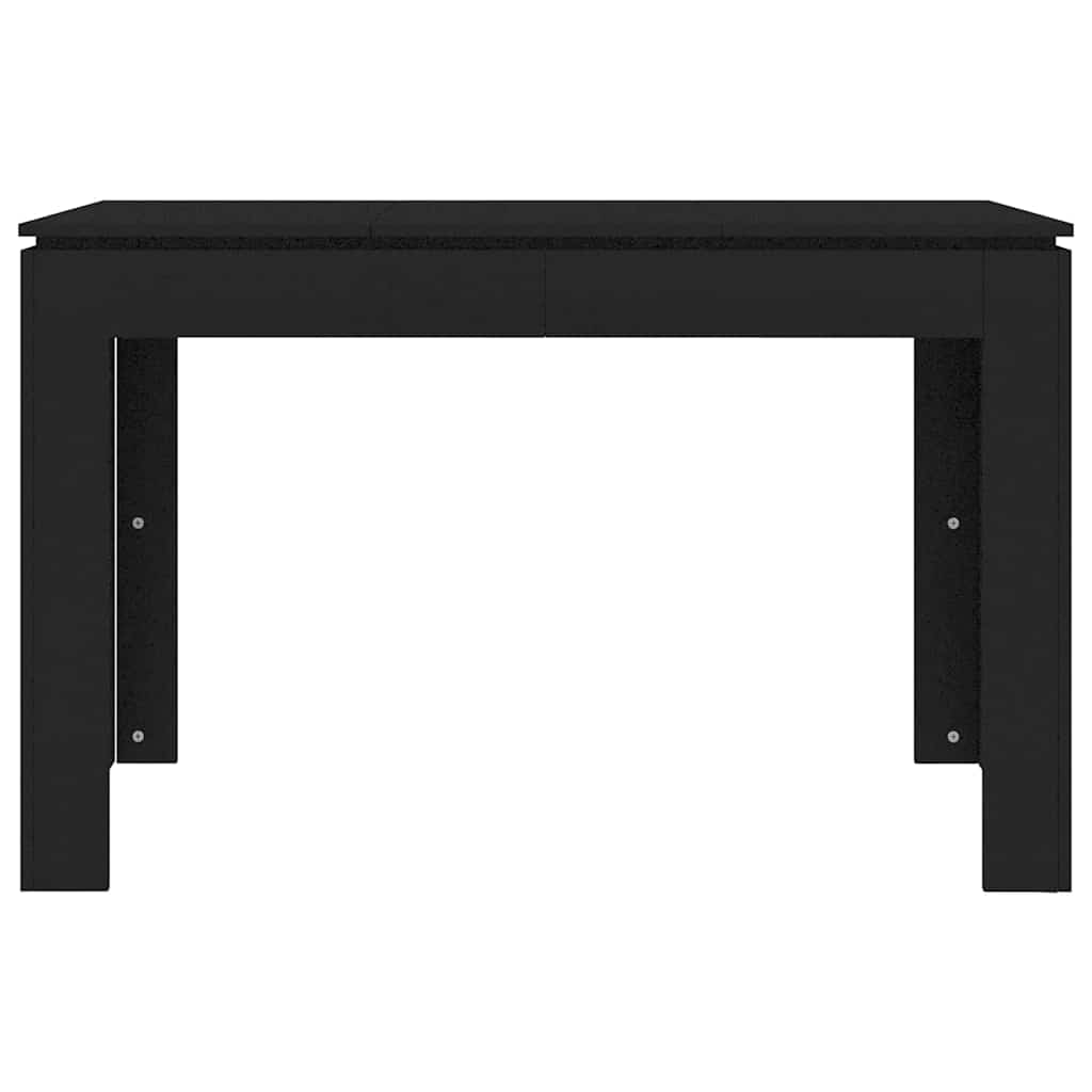 Dining Table 120X60X76 Cm Engineered Wood Black Artisan Oak White Smoked Oak 120