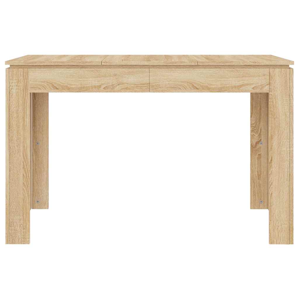 Dining Table 120X60X76 Cm Engineered Wood Black Artisan Oak White Smoked Oak 120