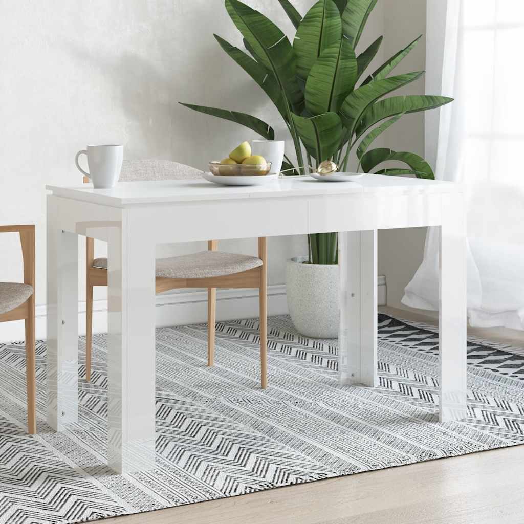 Dining Table 120X60X76 Cm Engineered Wood