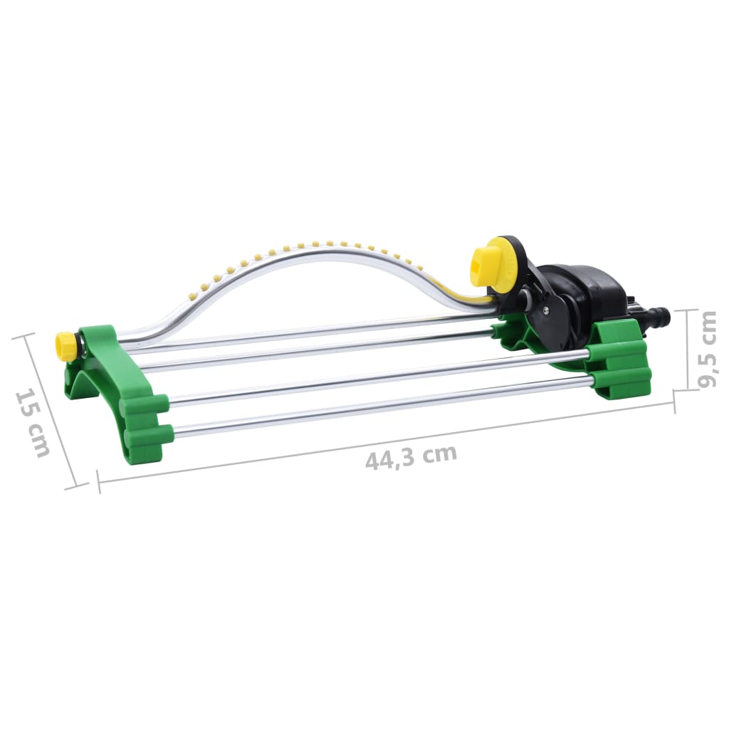 Oscillating Sprinkler With 18 Jets