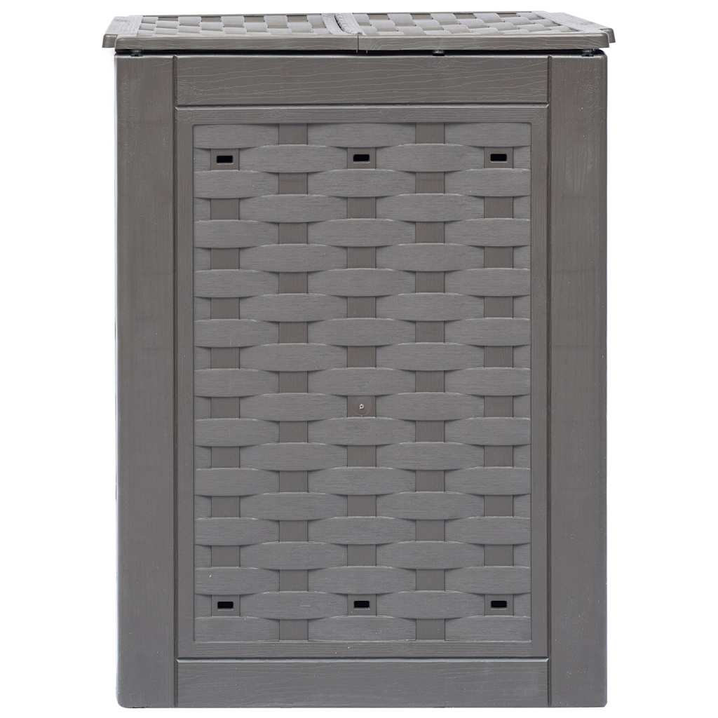 Composters Garden Compost Bins Set Of 3 Brown Rattan Style 300L Weather Resistan
