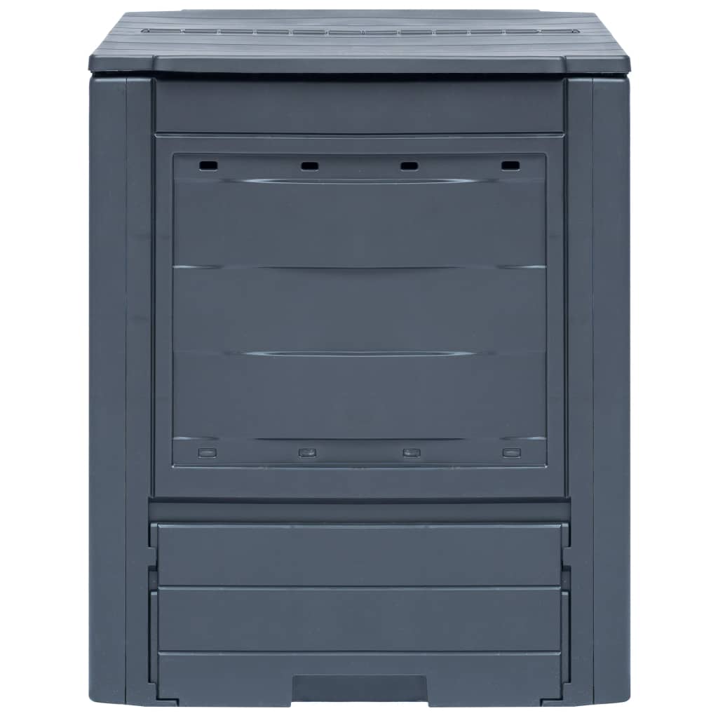 Garden Composters 3 Pcs Grey 60X60X73Cm