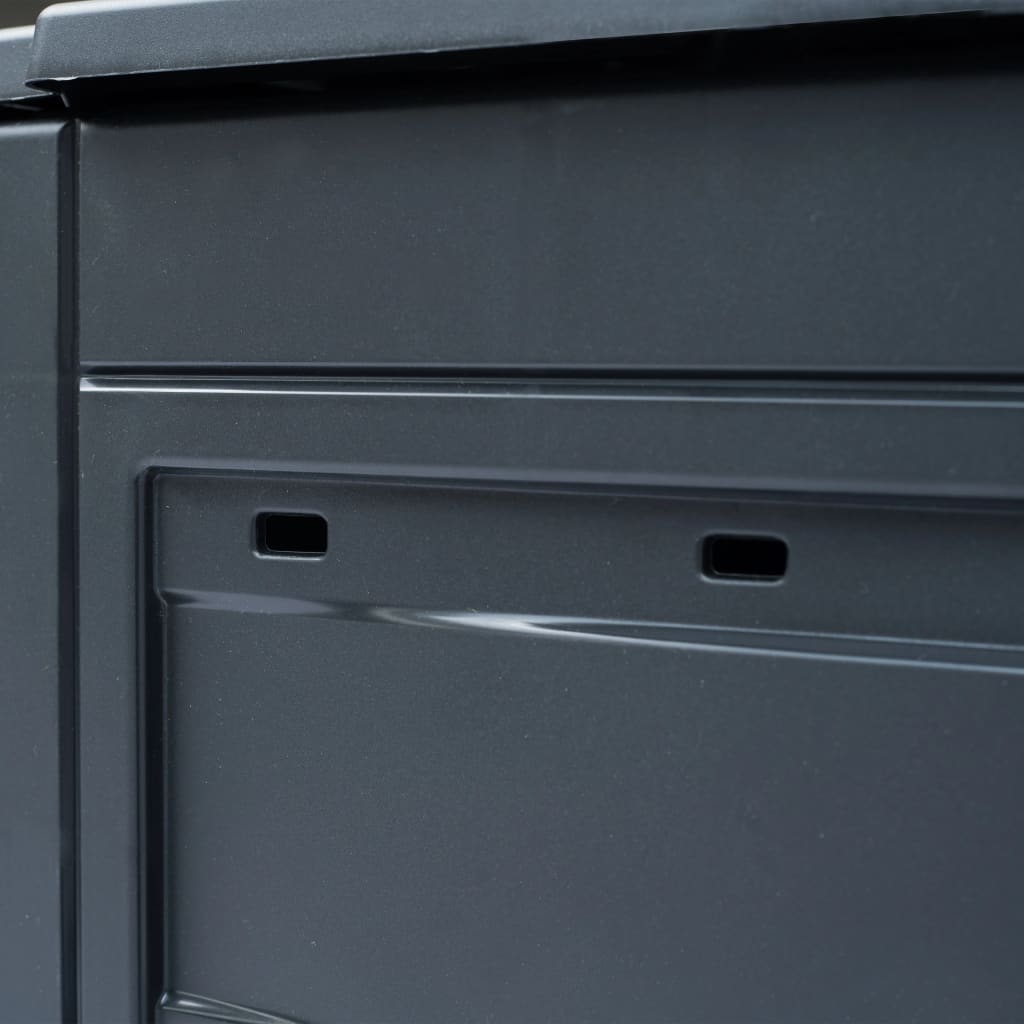 Garden Composters 3 Pcs Grey 60X60X73Cm