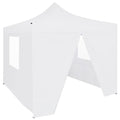 Professional Folding Party Tent With 4 Sidewalls 3X3 M Steel White