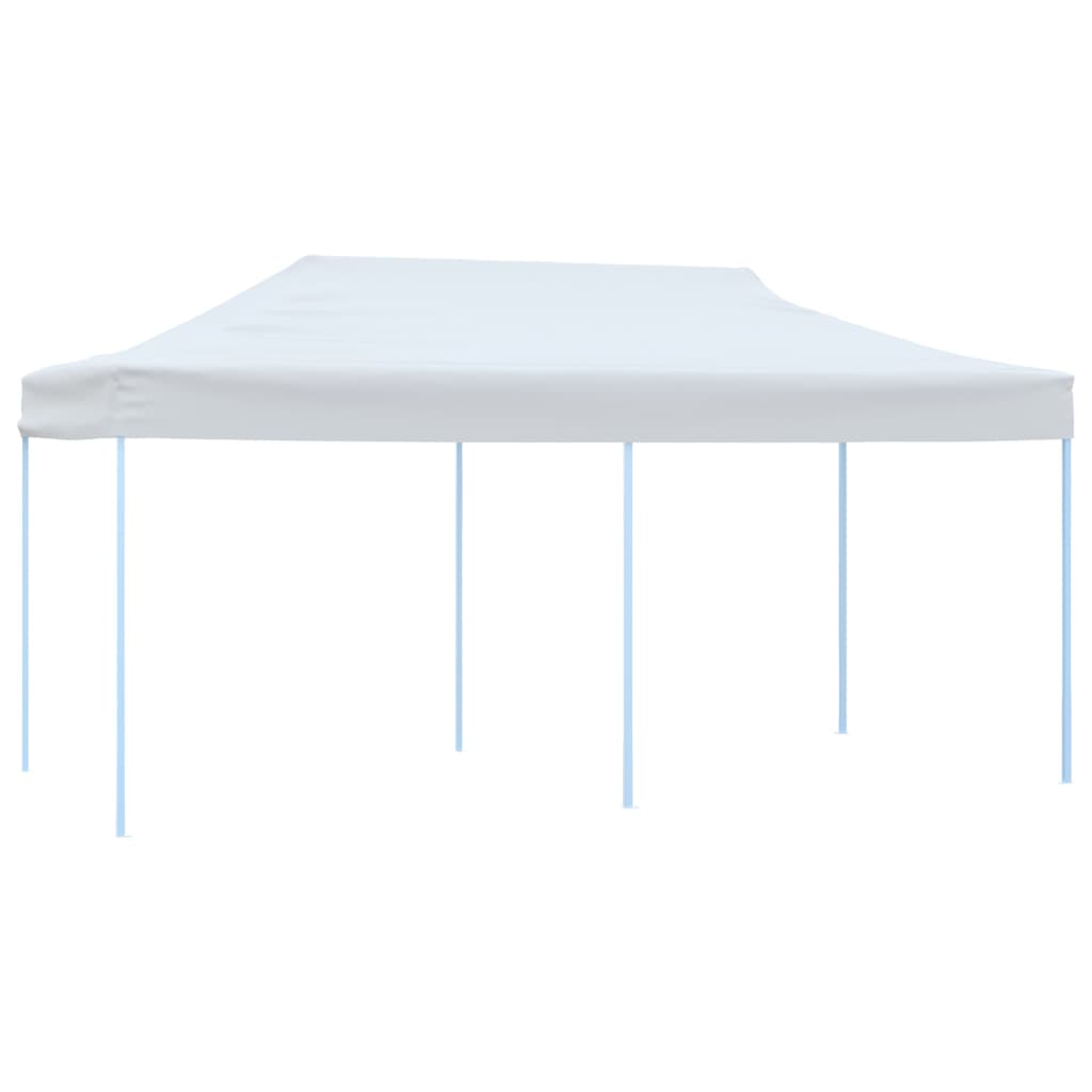 Folding Pop-Up Partytent With Sidewalls 3X6 M Steel White