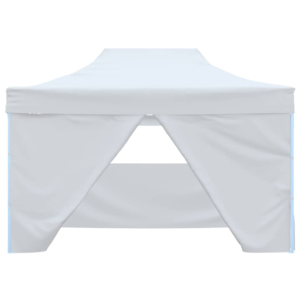 Gazebo 3x4.5m Pop Up 4 Sidewalls White Folding Party Tent Marquee Waterproof 291