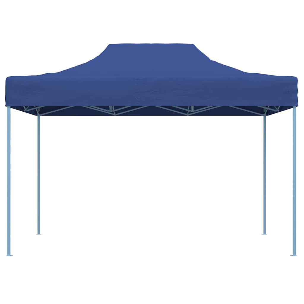 Gazebo Professional Folding Party Tent 3x4m Blue Steel Pop Up Marquee Waterproof