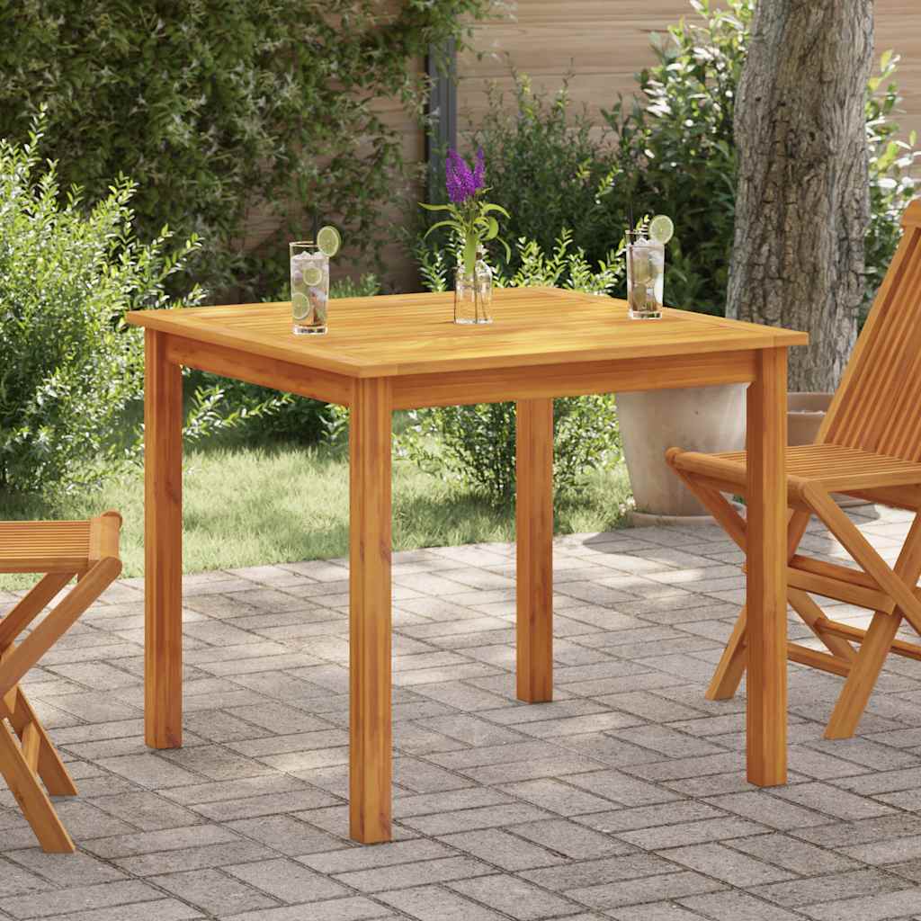 Garden Dining Table Solid Wood Acacia