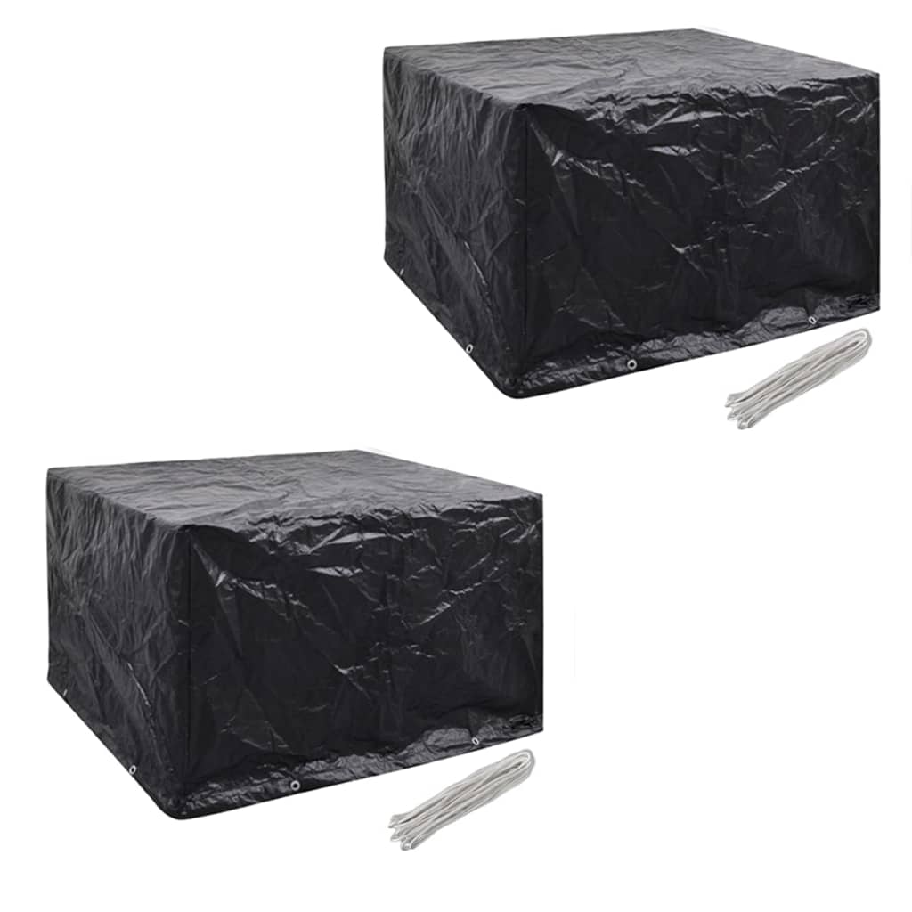 Garden Furniture Cover 4 Person Poly Rattan Set 8 Eyelets 113 X 113Cm