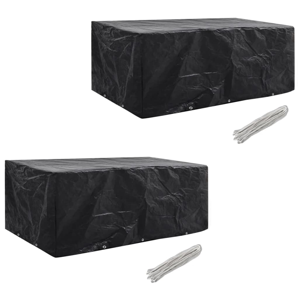 Garden Furniture Cover 4 Person Poly Rattan Set 8 Eyelets 113 X 113Cm