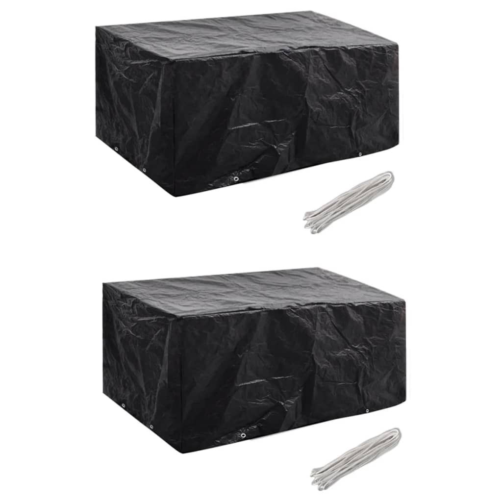 Garden Furniture Cover 4 Person Poly Rattan Set 8 Eyelets 113 X 113Cm