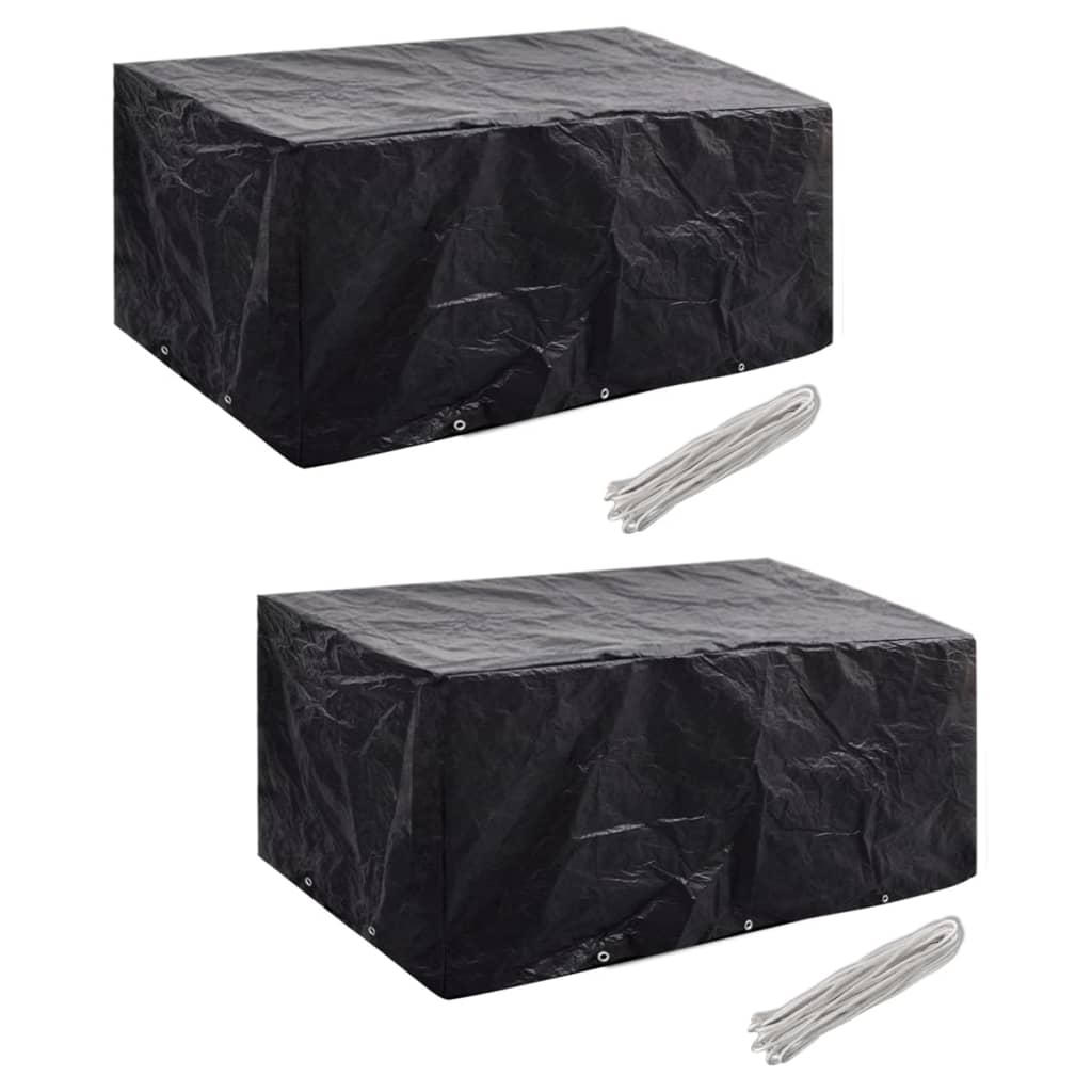 Garden Furniture Cover 4 Person Poly Rattan Set 8 Eyelets 113 X 113Cm