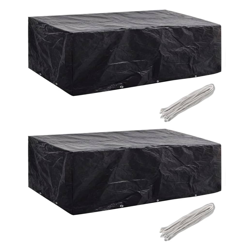 Garden Furniture Cover 4 Person Poly Rattan Set 8 Eyelets 113 X 113Cm