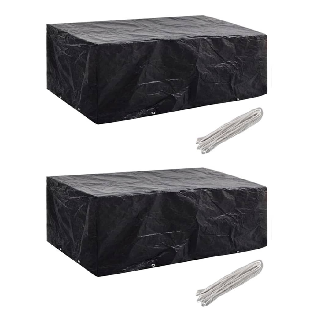 Garden Furniture Cover 4 Person Poly Rattan Set 8 Eyelets 113 X 113Cm