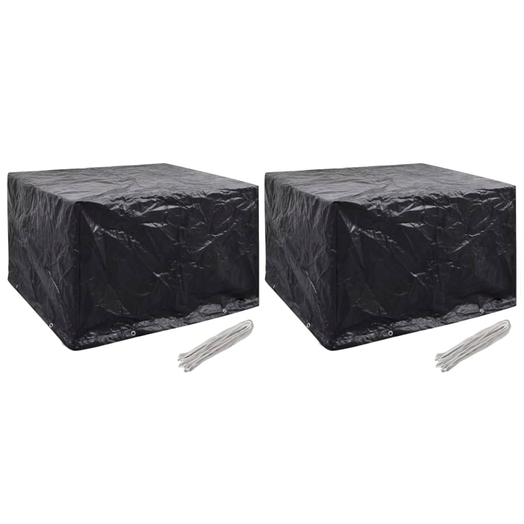 Garden Furniture Cover 4 Person Poly Rattan Set 8 Eyelets 113 X 113Cm