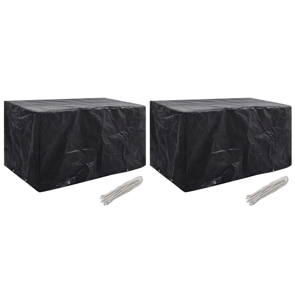 Garden Furniture Cover 4 Person Poly Rattan Set 8 Eyelets 113 X 113Cm