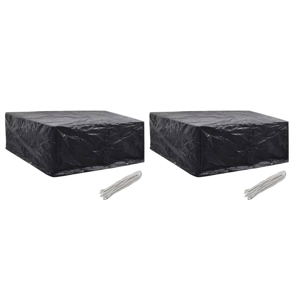 Garden Furniture Cover 4 Person Poly Rattan Set 8 Eyelets 113 X 113Cm