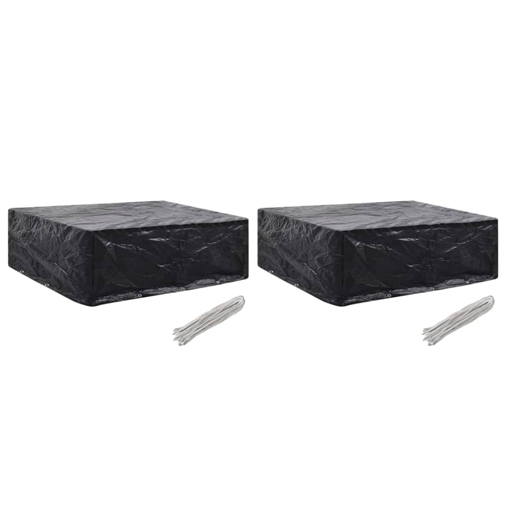 Garden Furniture Cover 4 Person Poly Rattan Set 8 Eyelets 113 X 113Cm