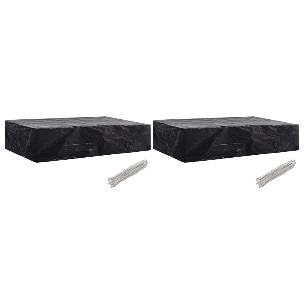 Garden Furniture Cover 4 Person Poly Rattan Set 8 Eyelets 113 X 113Cm