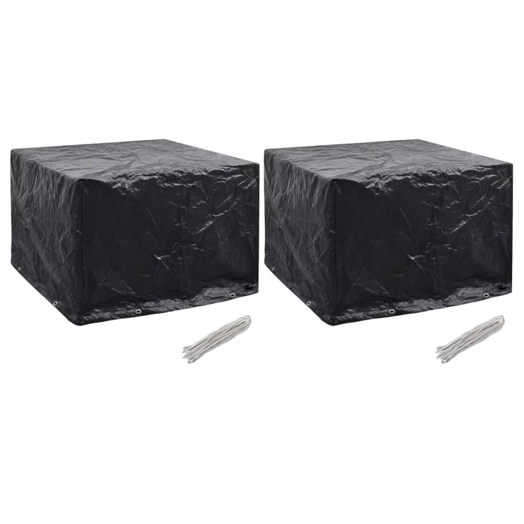 Garden Furniture Cover 4 Person Poly Rattan Set 8 Eyelets 113 X 113Cm