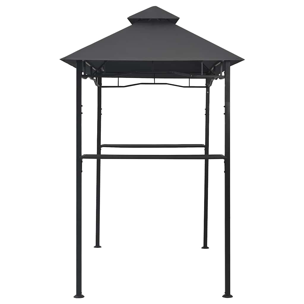 Bbq Gazebo 240X150X255 Cm Anthracite Steel