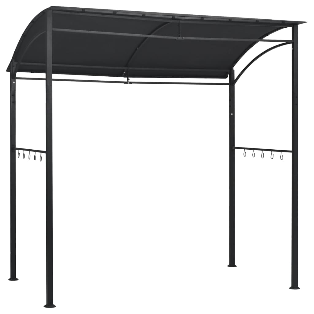 Bbq Gazebo 215X150X220 Cm Anthracite Steel
