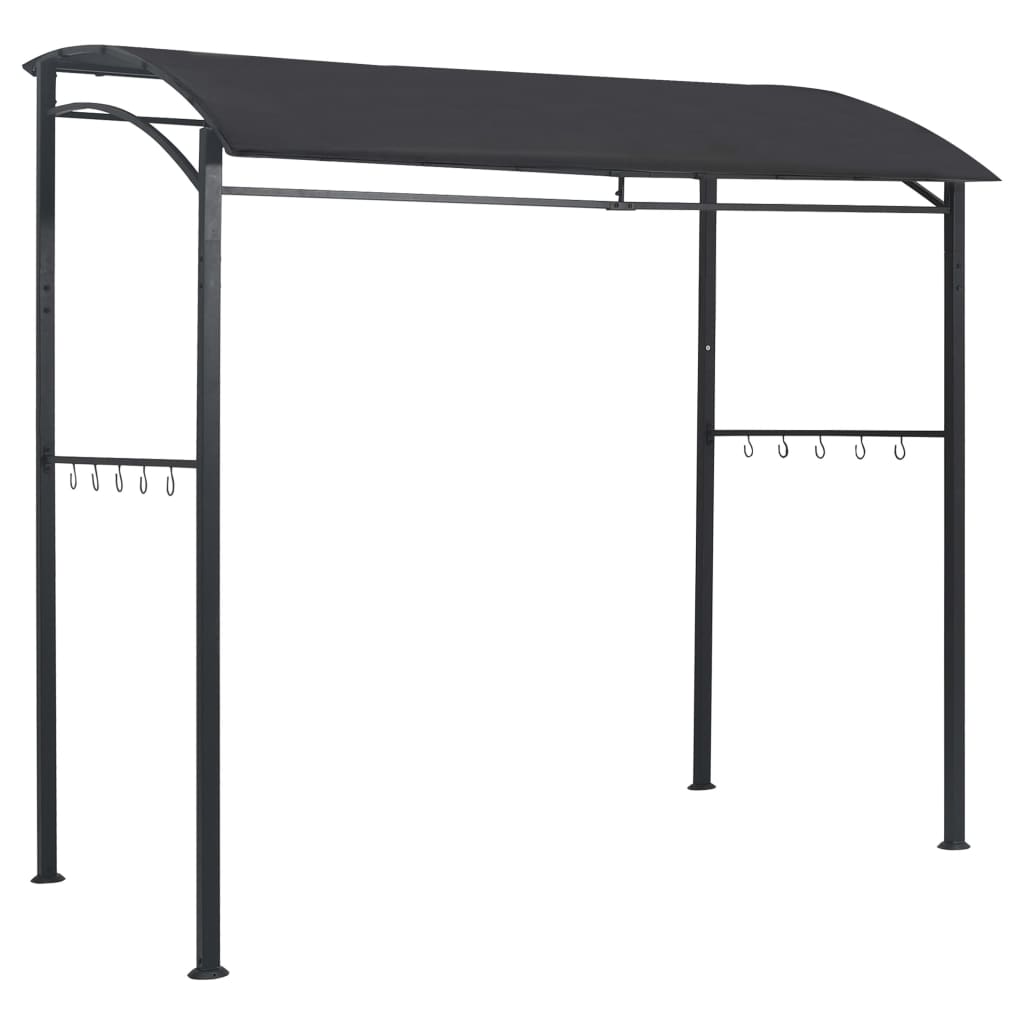 Bbq Gazebo 215X150X220 Cm Anthracite Steel