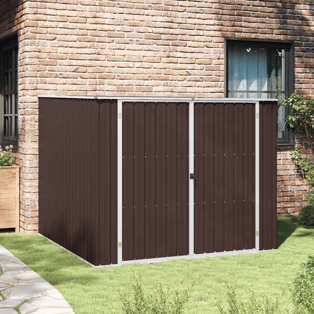 Garden Shed 195X198X159 Cm Galvanised Steel