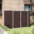 Garden Shed 195X198X159 Cm Galvanised Steel