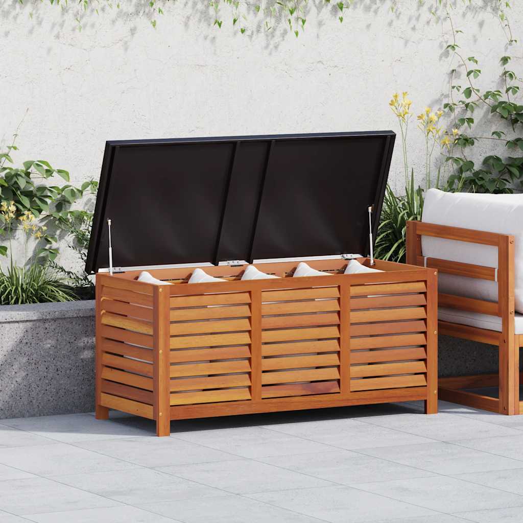 Garden Storage Box Solid Wood Eucalyptus