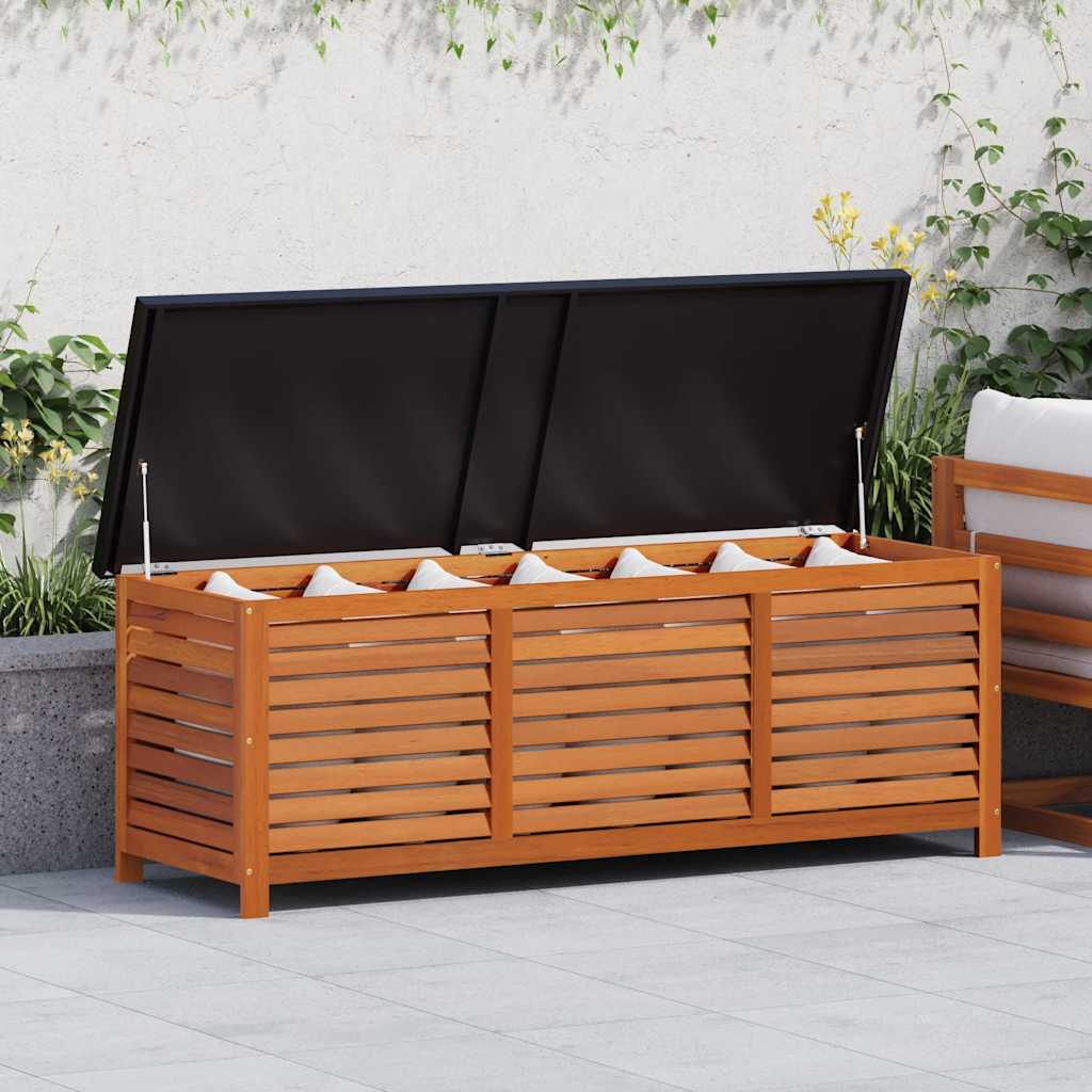 Garden Storage Box Solid Wood Eucalyptus