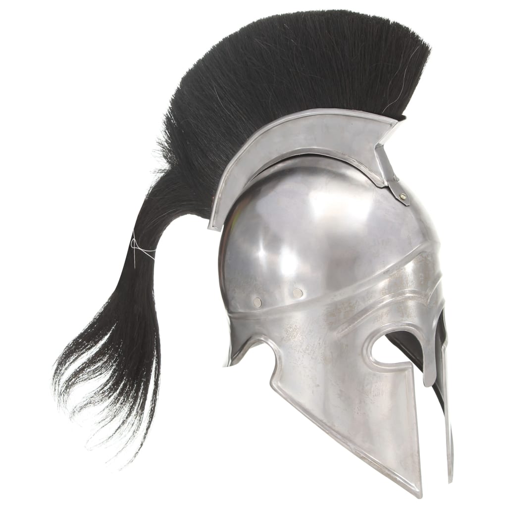 Medieval Knight Helmet Antique Replica Larp Silver Steel