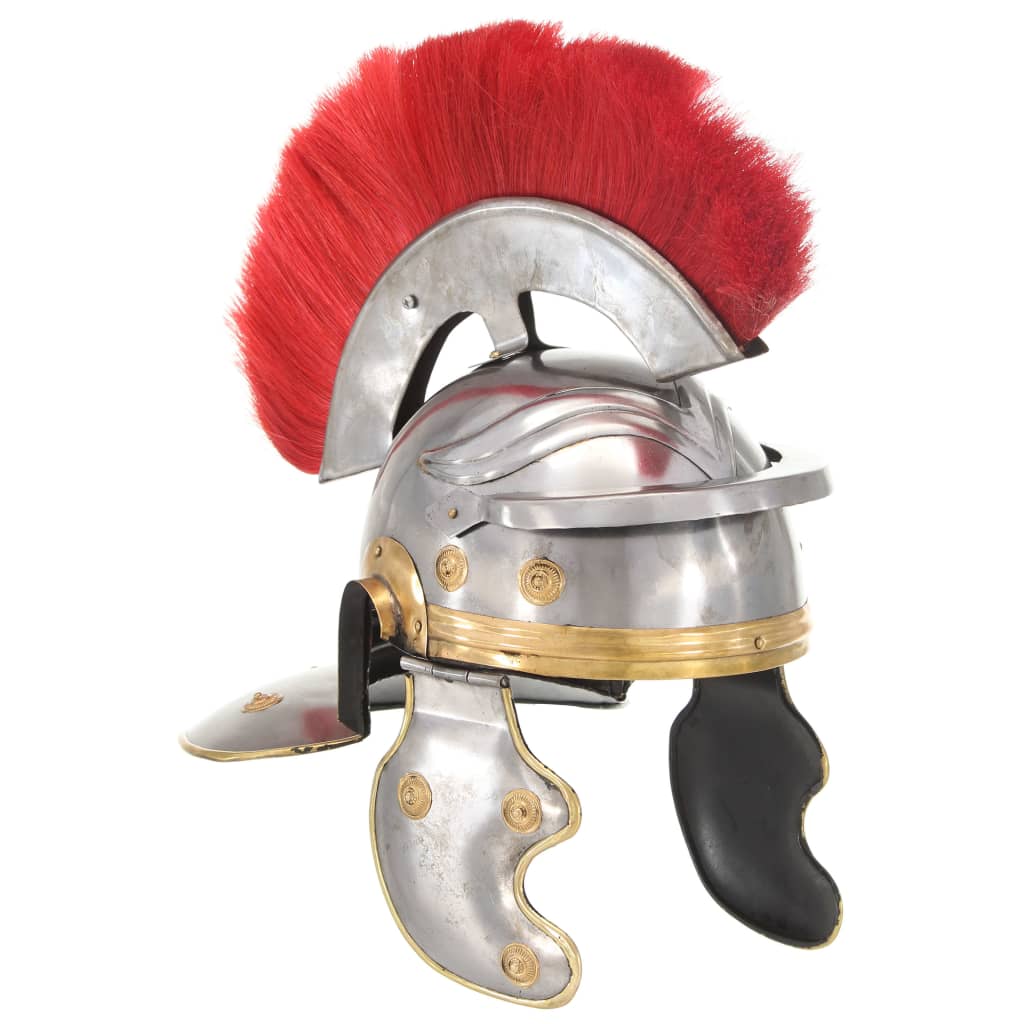 Medieval Knight Helmet Antique Replica Larp Silver Steel