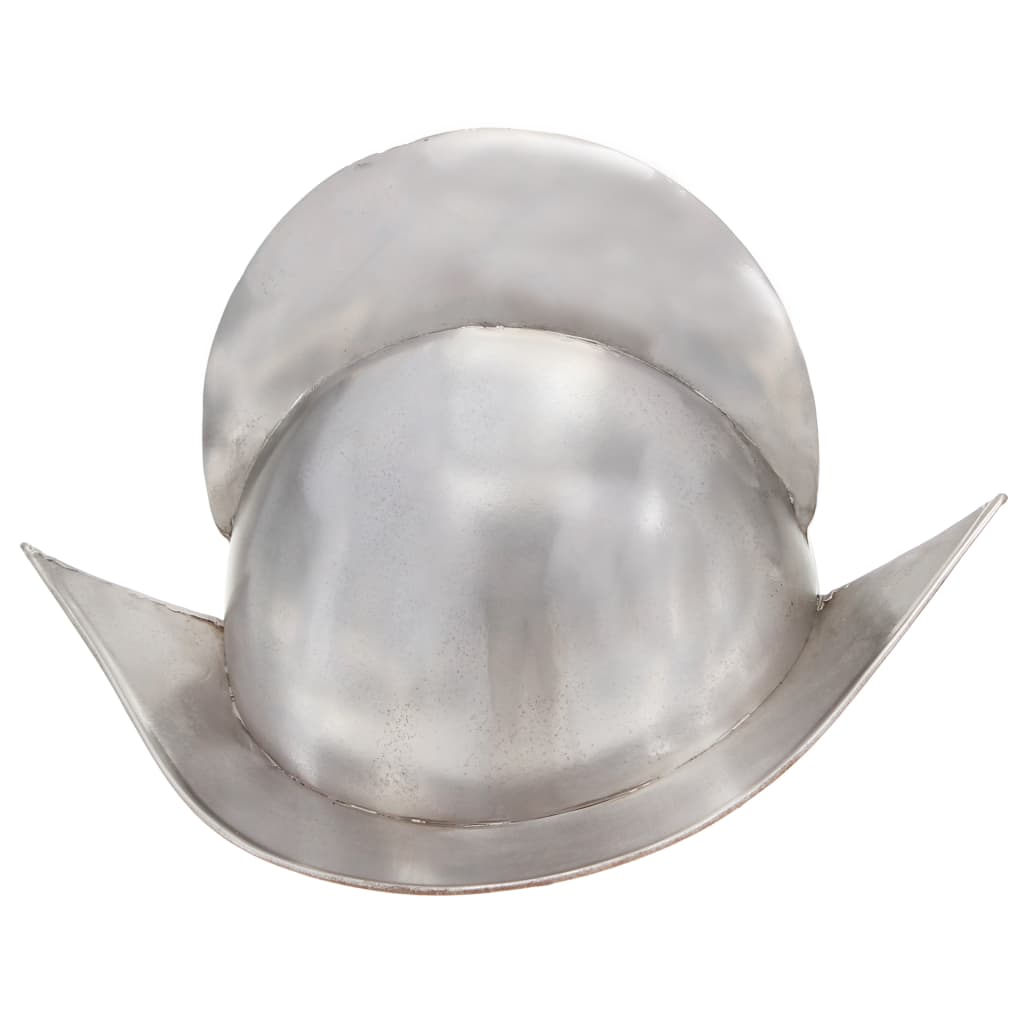 Medieval Knight Helmet Antique Replica Larp Silver Steel
