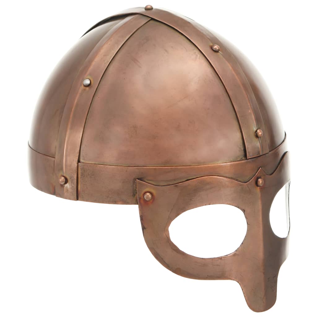 Medieval Knight Helmet Antique Replica Larp Silver Steel