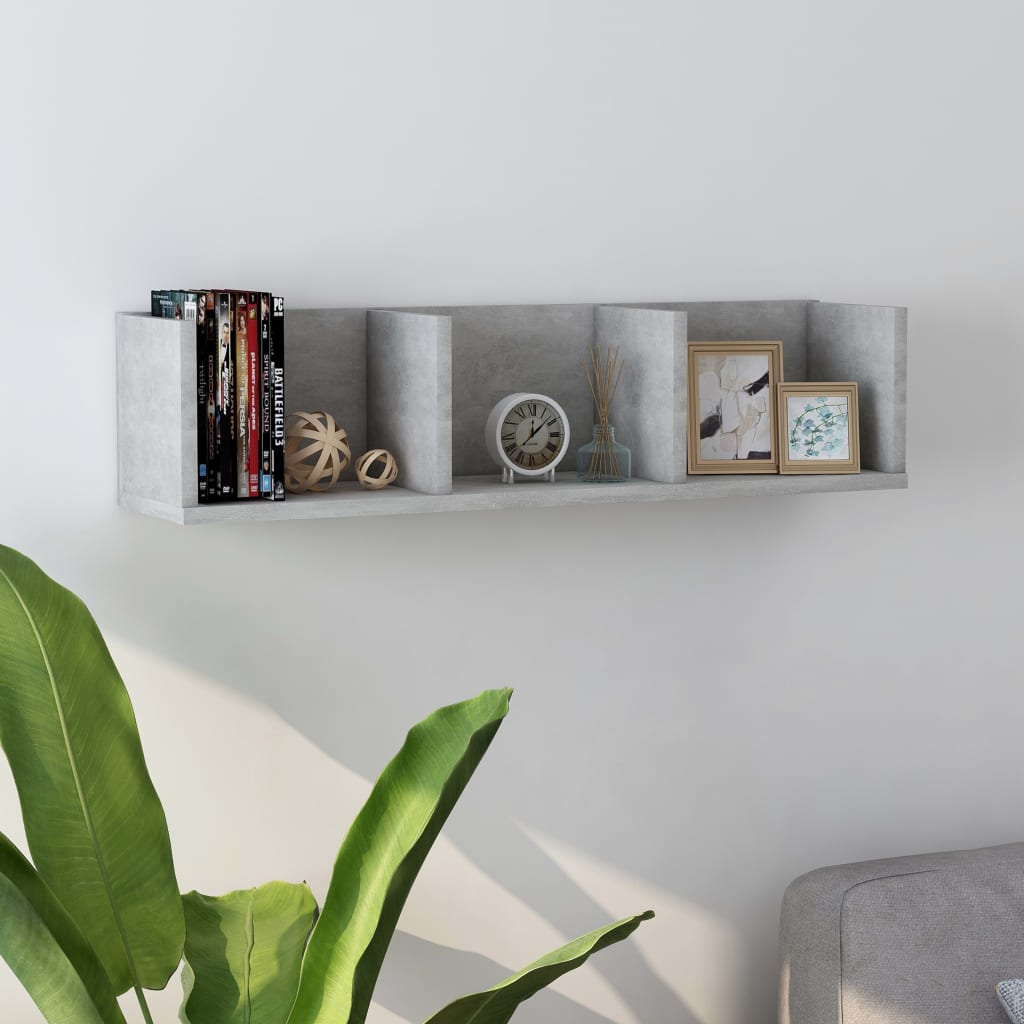 Cd Wall Shelf 75X18X18 Cm Engineered Wood