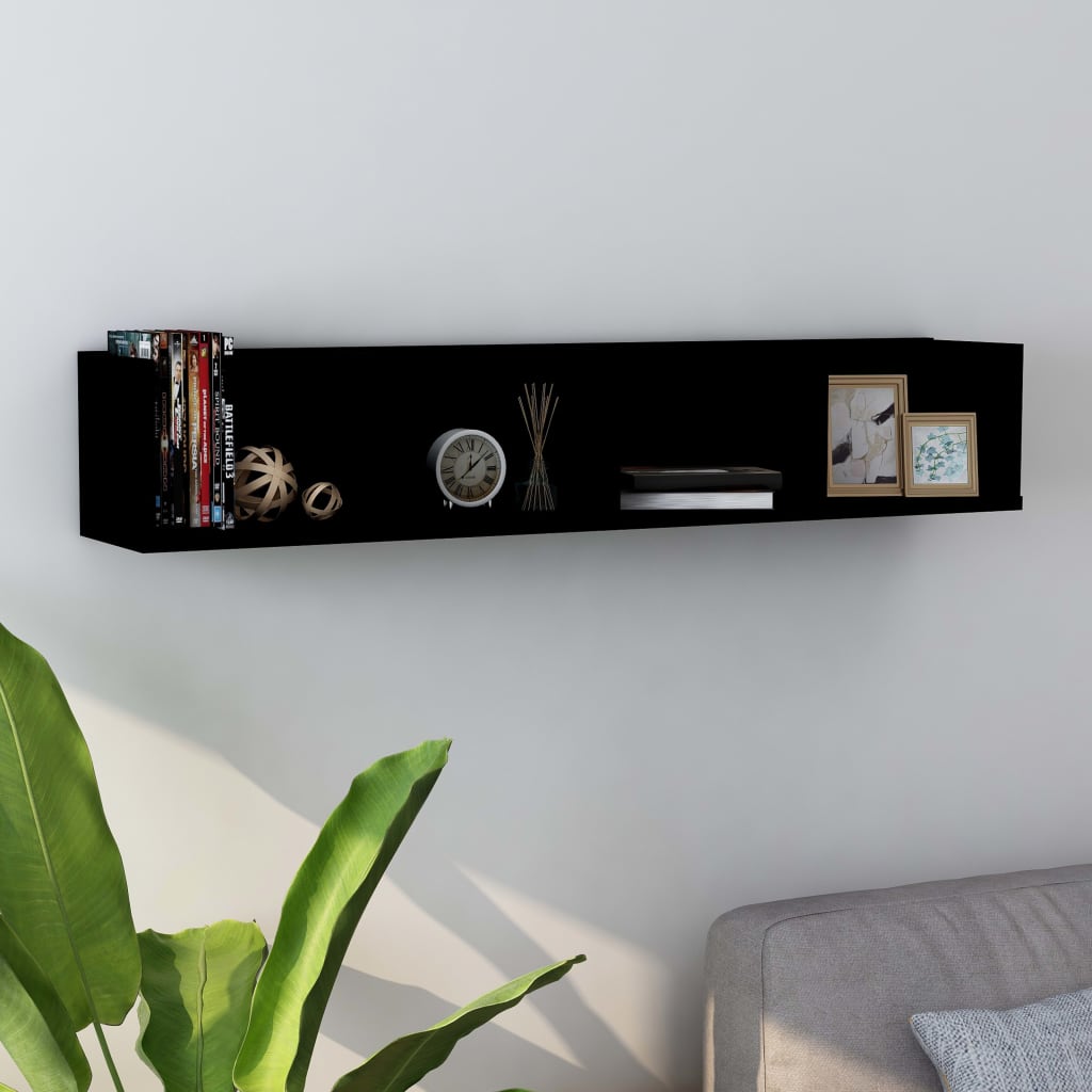 Cd Wall Shelf 100X18X18 Cm Engineered Wood