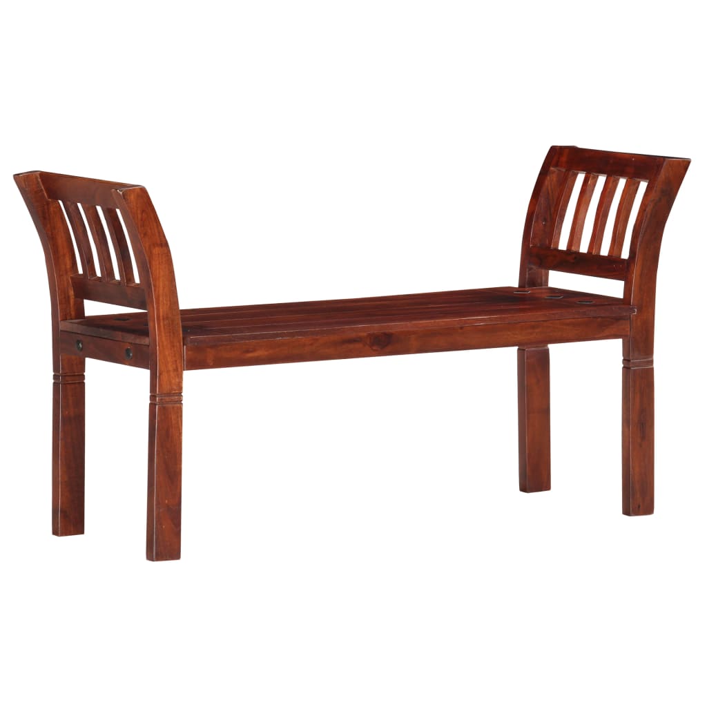 Bench 111 Cm Solid Acacia Wood
