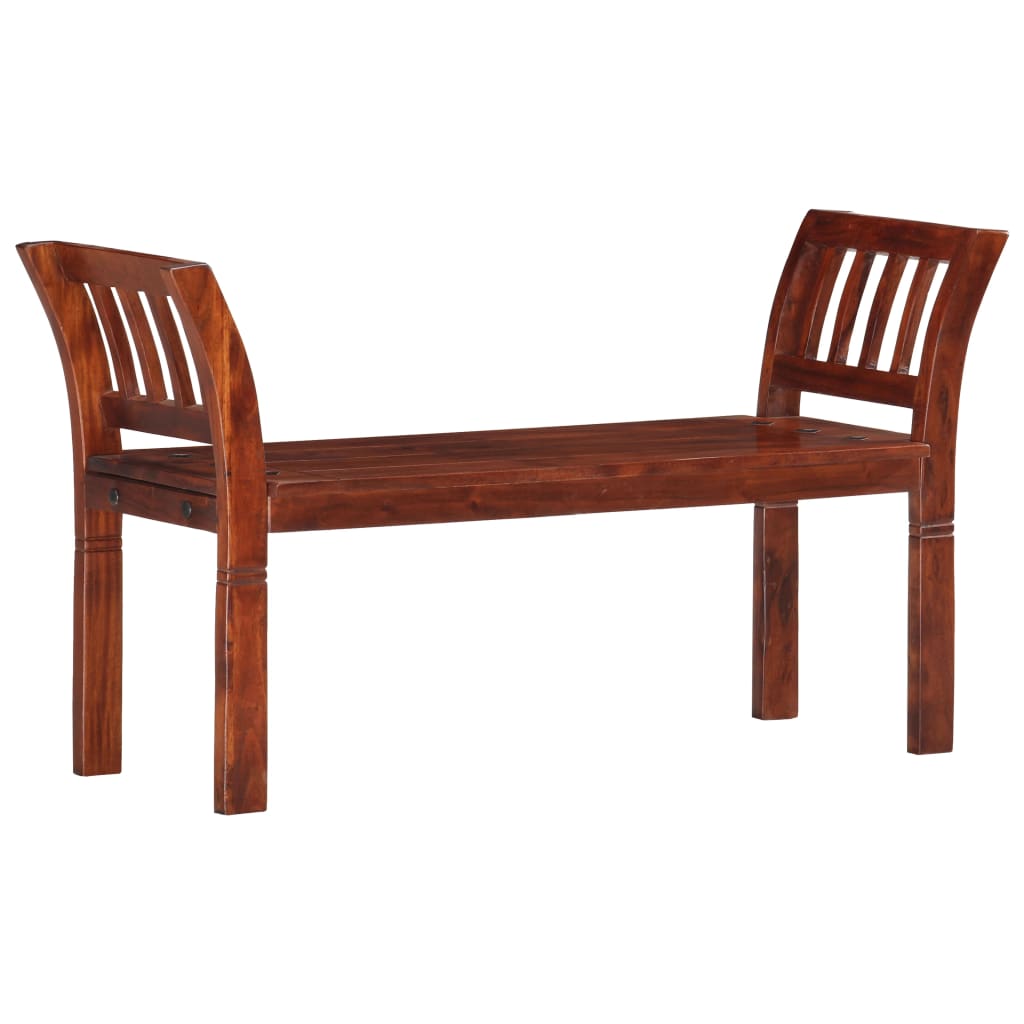 Bench 111 Cm Solid Acacia Wood
